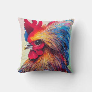 Rooster Chicken Animal Discovery Adventure Nature Cushion