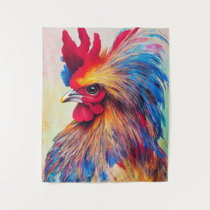 Rooster Chicken Animal Discovery Adventure Nature  Tapestry