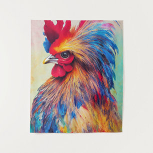 Rooster Chicken Animal Discovery Adventure Nature Tapestry