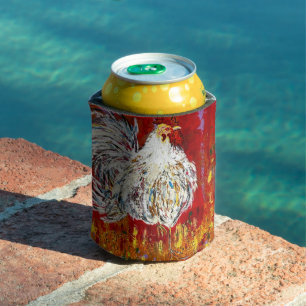 Rooster Chicken Can Cooler