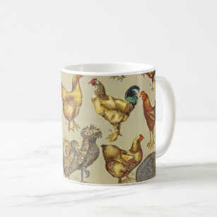 Rooster Chicken Farm Animal Poultry Country Coffee Mug