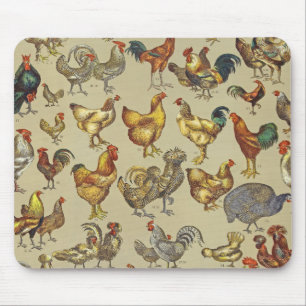 Rooster Chicken Farm Country Animal Mouse Pad