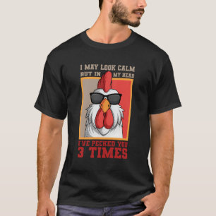 Rooster Chicken Farmers Farm Poultry Lover T-Shirt