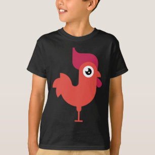 Rooster Chicken Game Graphic Animal Mascot Design  T-Shirt