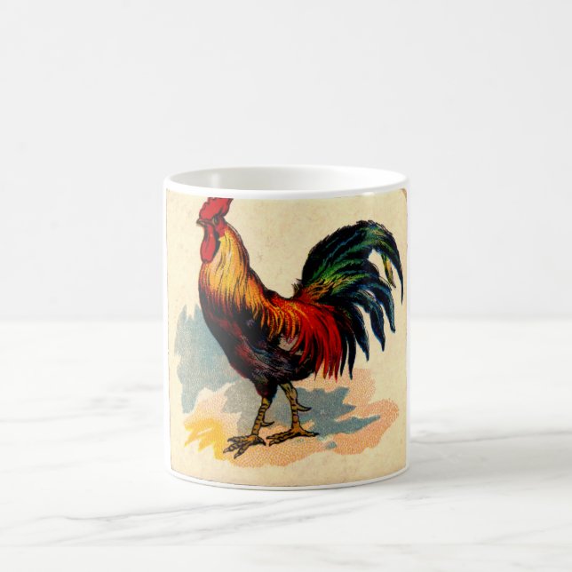 rooster coffee mug (Center)