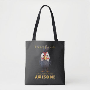 Rooster Concentrated Awesome Cute Adorable Funny Tote Bag