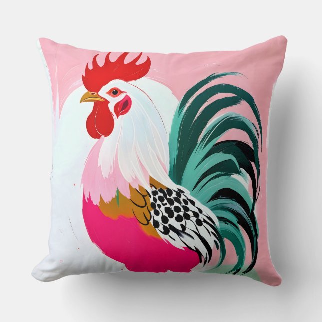 Rooster Cushion (Front)