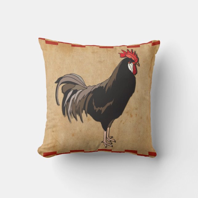 Rooster Cushion (Front)