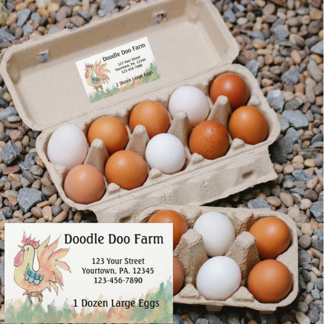 Rooster Custom Eggs Sticker (Creator Uploaded)