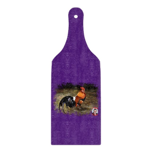 Rooster Cutting Board (Front)