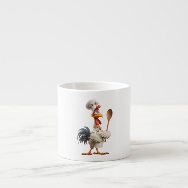 Rooster Espresso Cup (Front)