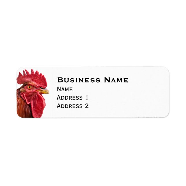 Rooster Face (Front)
