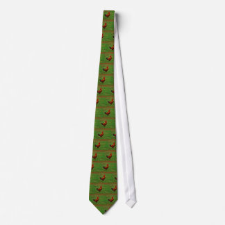 Rooster Facing right Tie