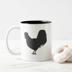 Rooster Farm Illustration Mug