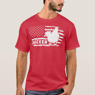 Rooster Farmer Hen Chick Chickens Heart Love Lifec T-Shirt