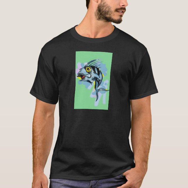 rooster fish T-Shirt (Front)