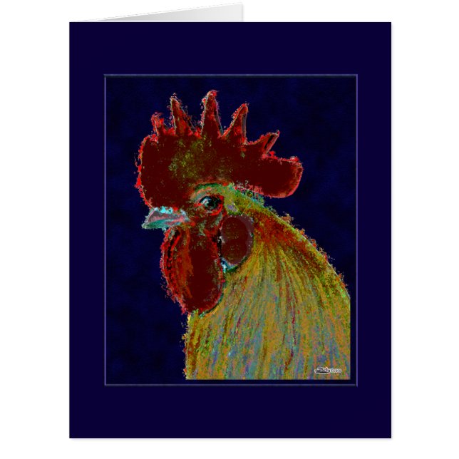 Rooster:  Freestyle Head (Front)