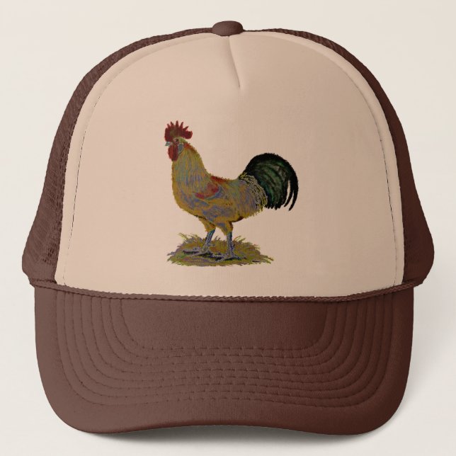 Rooster:  Freestyle Trucker Hat (Front)