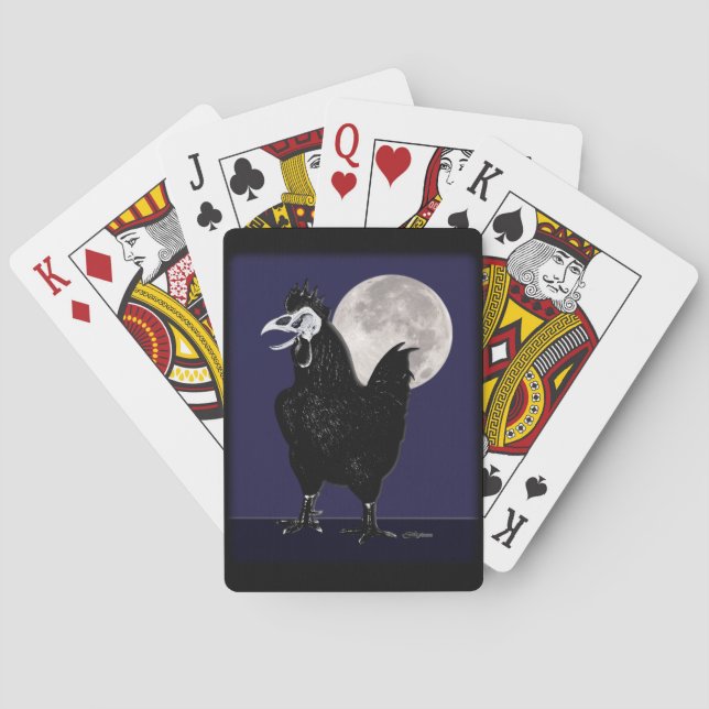 Rooster Ghost Playing Cards (Back)