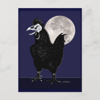 Rooster Ghost Postcard