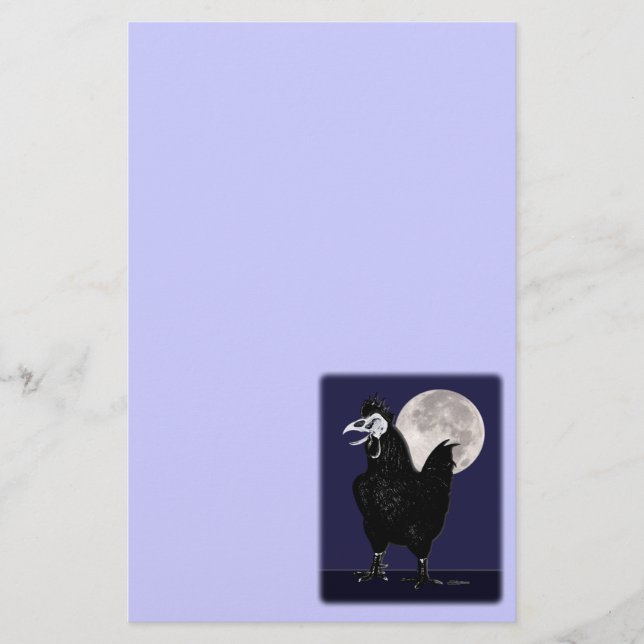 Rooster Ghost Stationery (Front)