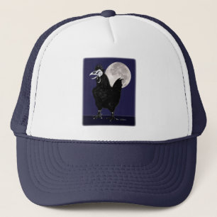 Rooster Ghost Trucker Hat