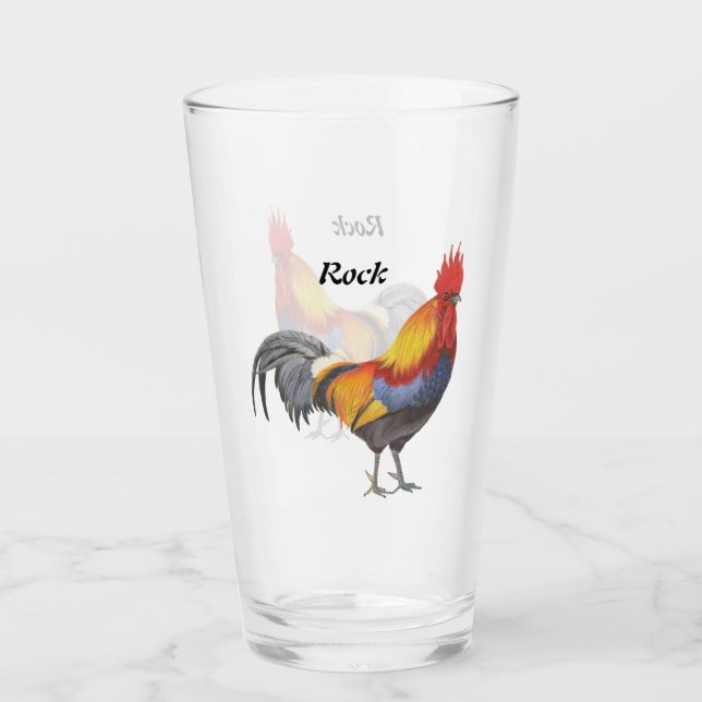 Rooster Glass (Front)