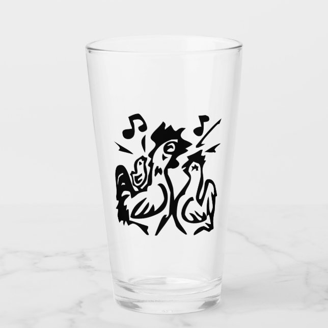 Rooster Glass (Front)