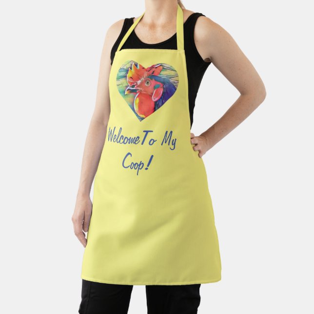ROOSTER HEART Apron (Insitu)