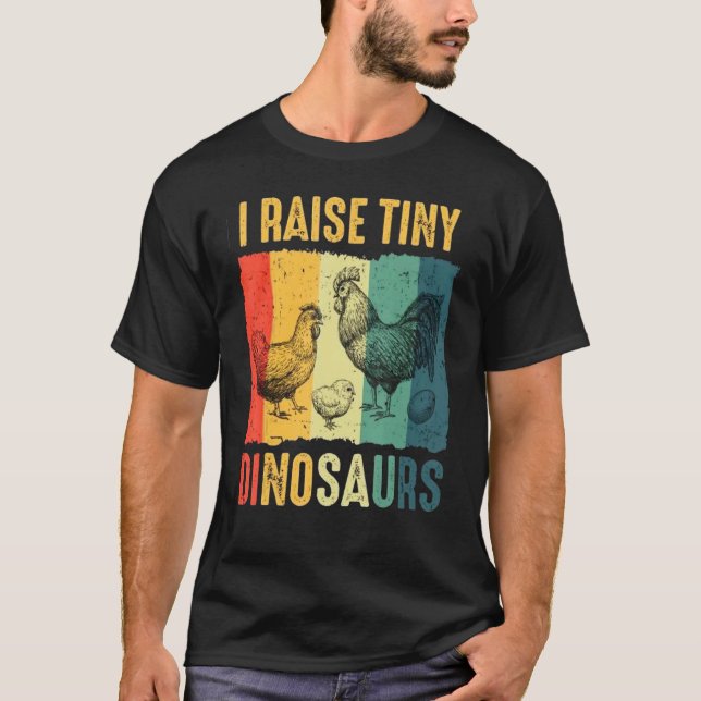 Rooster Hen Chicken Farmer T-Shirt (Front)