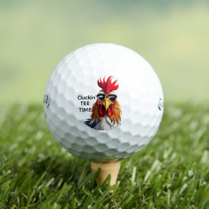 Rooster Humour Golf Chicken Pun  Callaway Supersof Balls