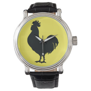 Rooster in Silhouette Watch