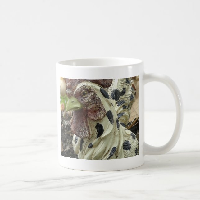 Rooster in the Garden Coffee Mug (Right)