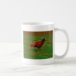 Rooster in the Grass Coffee Mug