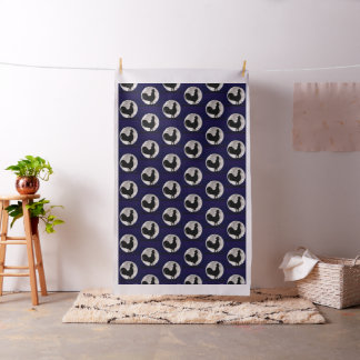 Rooster in the Moonlight Fabric