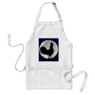 Rooster in the Moonlight Standard Apron
