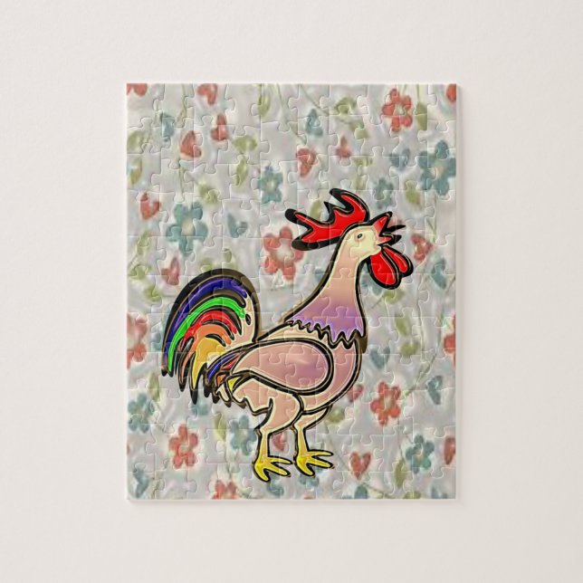 Rooster Jigsaw Puzzle (Vertical)