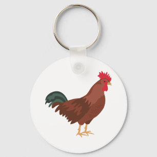 Rooster Key Ring