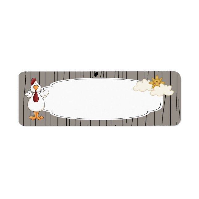 Rooster Label (Front)