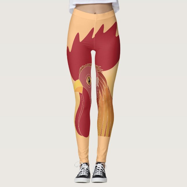 Rooster Leggings (Front)