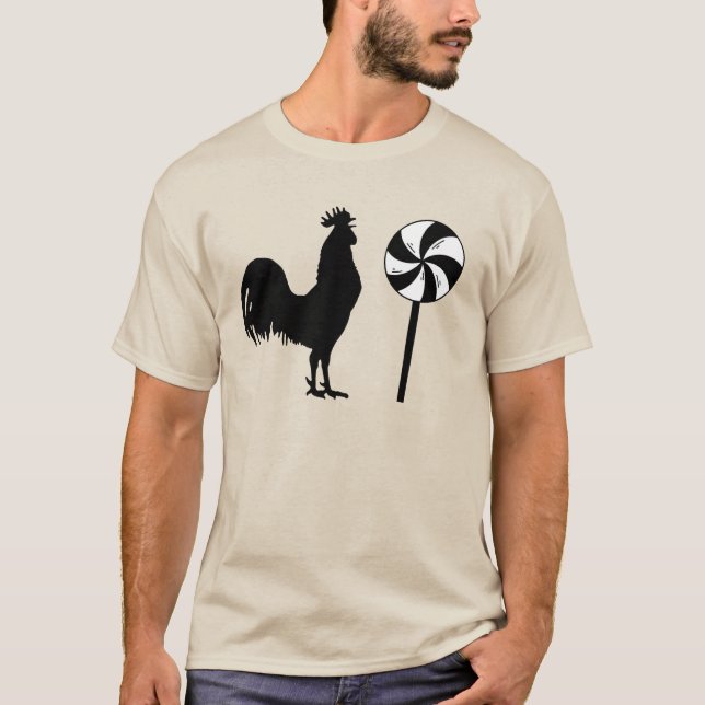 Rooster Lollipop T-Shirt (Front)