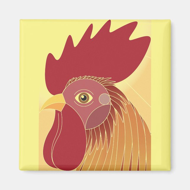 Rooster Magnet (Front)