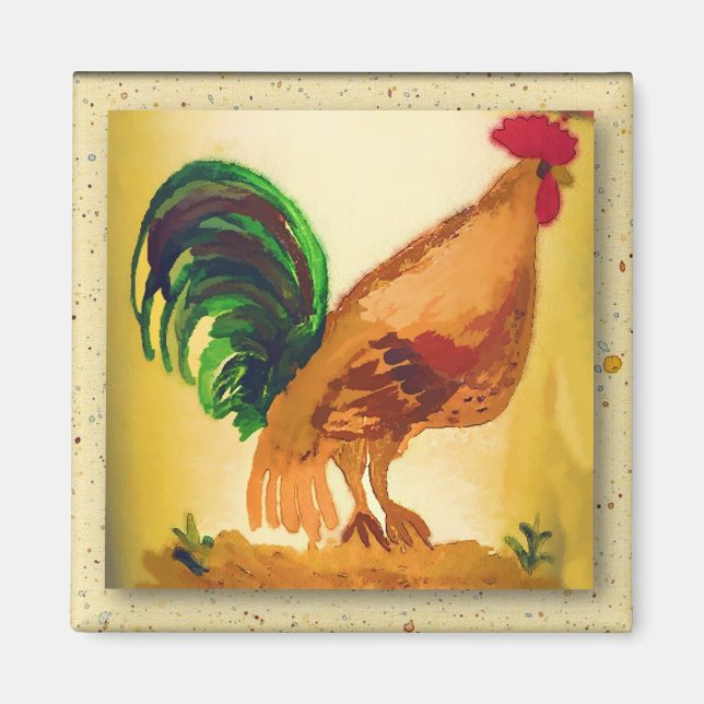Rooster Magnet (Front)