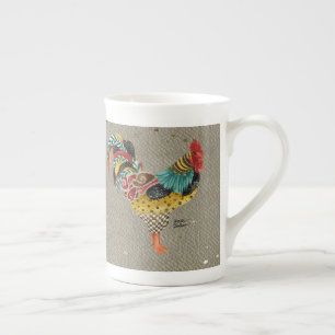 Rooster Mardi Bone China Mug