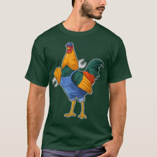 Rooster Mechanic Tool T-Shirt