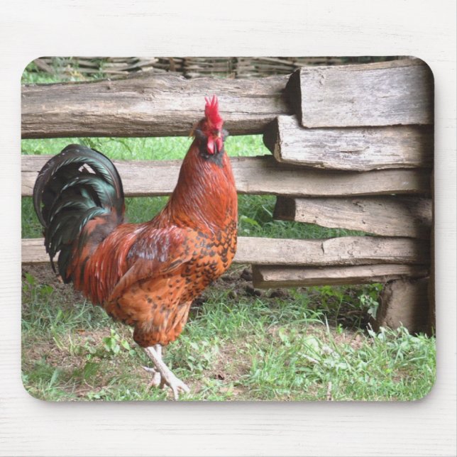 ROOSTER MOUSE PAD (Front)