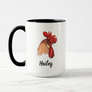 Rooster Mug - Rooster Coffee Mug Personalised
