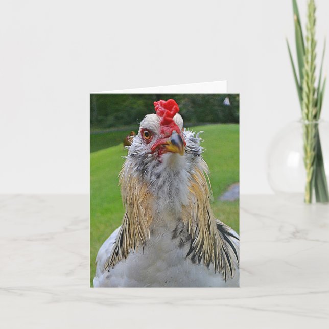 Rooster Notecard (Front)