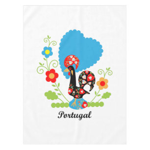 Rooster of Portugal Tablecloth