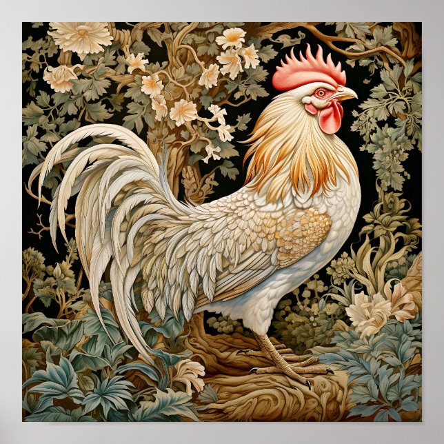 Rooster Painting  Poster (Front)